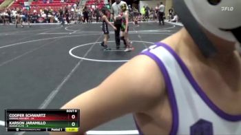 68 lbs Round 3 (6 Team) - Cooper Schwartz, Kansas Mayhem vs Karson Jaramillo, Duran Elite