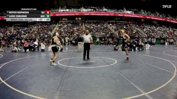 3A 150 lbs Cons. Round 2 - Luke Osborne, Ashe County High School vs Royce Espinoza, Triton