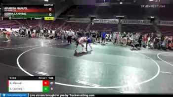 W-164 lbs 4th Wrestleback (16 Team) - Amarisa Manuel, Michigan vs Sierra Lanning, Kansas