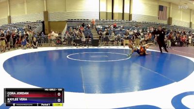 108 lbs Quarterfinal - Cora Jordan, IL vs Kaylee Vera, OH