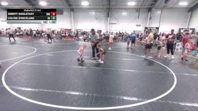 37 lbs Round 1 - Emmitt Singletary, Swainsboro vs Colten Strickland, Backyard Brawlers