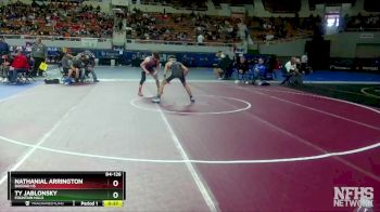 D4-126 lbs Cons. Round 2 - Ty Jablonsky, Fountain Hills vs Nathanial Arrington, Bagdad HS