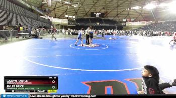 108 lbs 7th Place Match - Rylee Brice, Thunder Mountain Wrestling Club vs Jazlyn Hartle, Steelclaw Wrestling Club