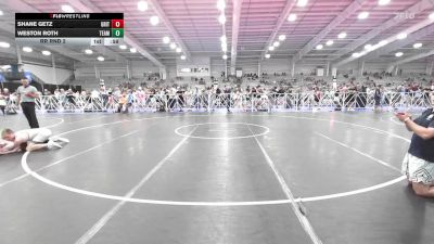 135 lbs Rr Rnd 2 - Shane Getz, Grit Mat Club Blue vs Weston Roth, Team RJN