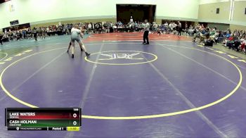 144 lbs Champ. Round 2 - Lake Waters, Odessa vs Cash Holman, Choctaw