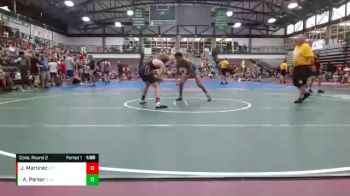 140-148 lbs Cons. Round 2 - Antonio Parker, Rock Island Wrestling B&B vs Jordan Martinez, Morris