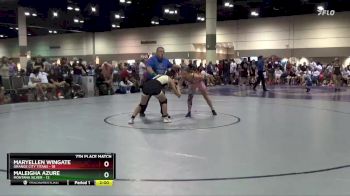 125 lbs Finals (8 Team) - Maleigha Azure, Montana Silver vs Maryellen Wingate, Orange City Titans