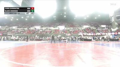 54 lbs Cons. Round 7 - Blake Jennings, Buzzsaw Wrestling Club vs Chris Sverdsten, Silver Valley Wrestling Club