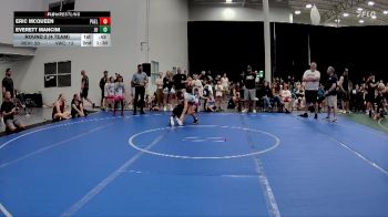 76 lbs Round 2 (4 Team) - Eric McQueen, PA East Lightning vs Everett Mancini, Journeymen Uprising