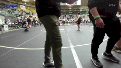 132 lbs Round Of 16 - Gabriel Dyer, Dover Youth Wrestling Club vs Xzavier Molinas, North DeSoto Wrestling Academy