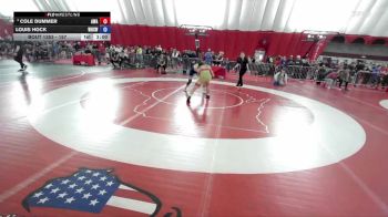 157 lbs Cons. Round 4 - Cole Dummer, Askren Wrestling Academy vs Louis Hock, Wrightstown High School Wrestling