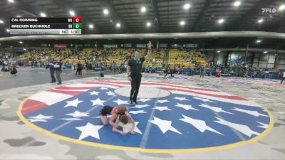 55 lbs 5th Place Match - Brecken Buchholz, Badlands Brawlers vs Cal Downing, Wyoming Underground