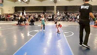 49 lbs Rr Rnd 5 - Kaia Gates, Falcons Wrestling Club - ESC vs William Stetson, Team Tugman - ESC