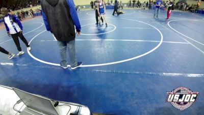 110 lbs 5th Place - Jersey Yanes, Broken Arrow Wrestling Club vs Ryder Vawter, Smith Wrestling Academy