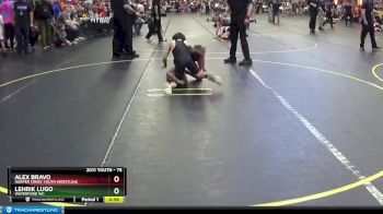 75 lbs Cons. Round 1 - Lehrik Lugo, Waterford WC vs Alex Bravo, Harper Creek Youth Wrestling