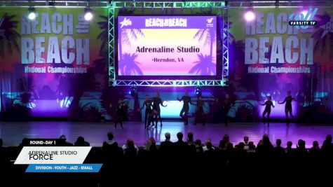 Adrenaline Studio - FORCE [2023 Youth - Jazz - Small Day 1] 2023 ACDA Reach the Beach Grand Nationals - School/Dance