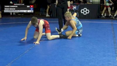 100 lbs Cons. Rd Of 16 - Owen Cameron, Exodus vs Noah Shultz