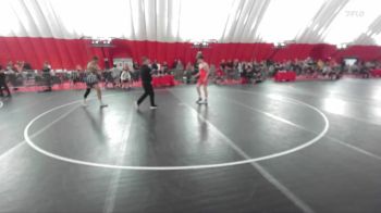 155 lbs Cons. Round 3 - Robert Motiff, DeForest Gold Medal Wreslting vs Carter Stauffacher, Warrior Youth Wrestling