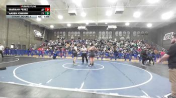 285 lbs Champ. Round 1 - Aaden Johnson, Stockdale vs Mariano Perez, Arvin