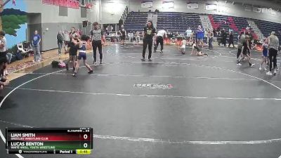 65 lbs Round 5 - Lucas Benton, White Knoll Youth Wrestling vs Liam Smith, Grizzlies Wrestling Club