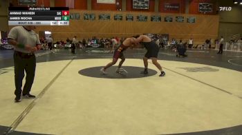 285 lbs Cons. Round 3 - Ahmad Wahedi, Sacramento City College vs James Rocha, Moorpark College