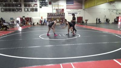 135 lbs Round 3 - Destiny Pena, Silverback Wrestling Club vs Saidy Adamo, Project 8 Wrestling