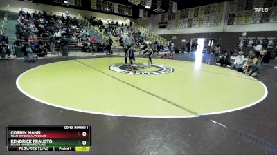 50/55 Cons. Round 1 - Kendrick Frausto, Rough House Wrestling vs Corbin Mann, Team Temecula /Pin Club