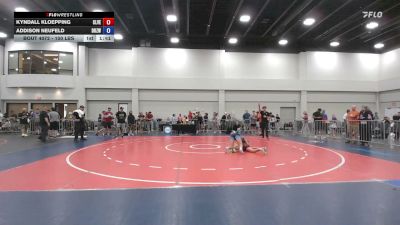 100 lbs 3rd Place Match - Kyndall Kloepping, Club Venom vs Addison Neufeld, Daughters Of Zion Wrestling