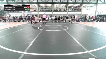 92-100 lbs 3rd Place Match - Gabriel Eads, Iguanas Wrestling Club vs Maximus Aye, St. Charles East WC