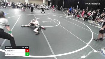 88 lbs Round Of 16 - Raymond Castillo, Bay Area Dragon vs Easton Olson, Sanderson Wr Ac