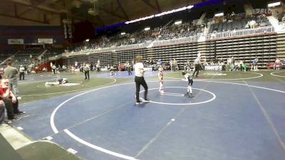 42 lbs Rr Rnd 4 - Hunter Carlyle, Mat Demon WC vs Cael Penrose, Bozeman WC