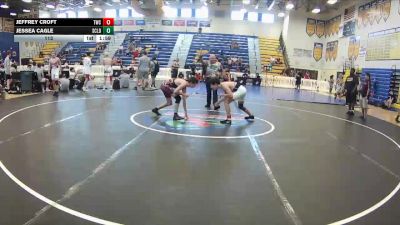 113 lbs Champ Round 1 (16 Team) - Jessea Cagle, Soldier City vs Jeffrey Croft, Talon WC