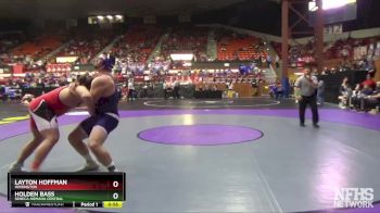 3-2-1A 285 Cons. Round 2 - Layton Hoffman, Hoisington vs Holden Bass, Seneca-Nemaha Central