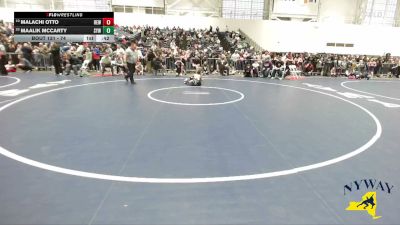 74 lbs Champ. Round 1 - Maalik McCarty, Springville Youth Wrestling vs Malachi Otto, Revolution Elite Wrestling