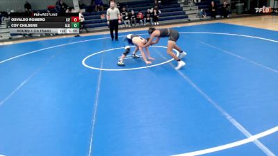 132 lbs Round 1 (16 Team) - Osvaldo Romero, Lincoln Southeast vs Coy Childers, Alliance
