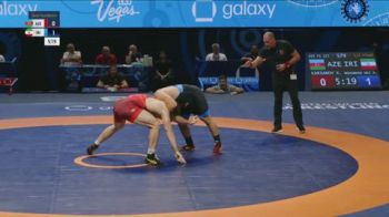 125 kg 1/2 Final - Khetag Karsanov, Azerbaijan vs Abolfazl Mohammad Mohammad Nezhad, Iran