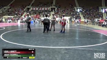285 lbs Champ. Round 1 - Aidan Cockrell, Prattville Christian Academy vs John J Abbett, American Christian Academy