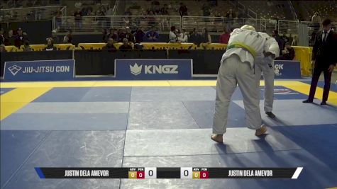 Justin Dela Amevor vs Nikolas Ratomir Perovic 2025 Pan Jiu Jitsu IBJJF Championship