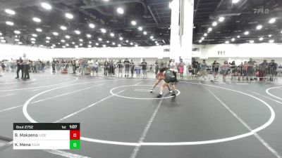 109 lbs Round Of 16 - Blissany Makaena, Legends Of Gold LV vs Kylie Mena, Fourth Chamber WC