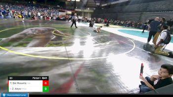 63 lbs 3rd Place Match - Zanyah Keys, Franklin Pierce Cardinal Wrestling Club vs Tahlia Del Rosario, FordDynastyWrestlingClub