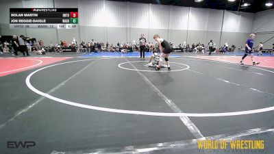 88 lbs Rr Rnd 3 - Nolan Martin, Untouchables 12u PURPLE vs Jon Reggie-daigle, Washington 12U