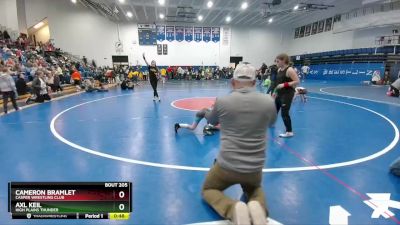 54-57 lbs Round 3 - Axl Keil, High Plains Thunder vs Cameron Bramlet, Casper Wrestling Club