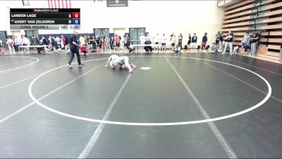 132 lbs Cons. Round 5 - Landen Lage, IL vs Avery Van Zelderen, IA
