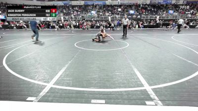 110 lbs Consi Of 16 #2 - Jace Guidry, Rebel Wrestling Club vs Kingston Ferguson, Fulton Hornets Wrestling