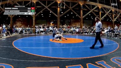 138 lbs 4th Wrestleback (16 Team) - Riley Mortensen, Union County vs Gabriel Urbina, Columbus