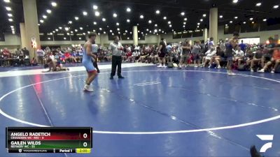 175 lbs Round 3 (6 Team) - Angelo Radetich, Crusaders WC- Red vs Gailen Wilds, Refinery WC