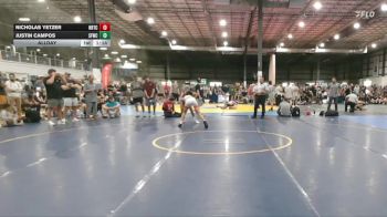 113 lbs Allday - Nicholas Yetzer, NOKE RTC vs Justin Campos, SLY FOX WRESTLING CLUB