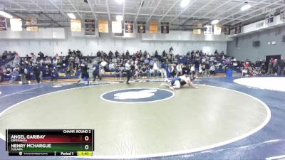 190 lbs Champ. Round 2 - Henry McHargue, Yucaipa vs Angel Garibay, Esperanza