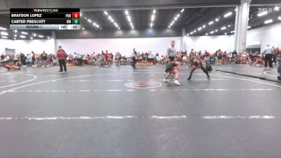 75 lbs Round 1 - Carter Prescott, Woodland Wrestling vs Braydon Lopez, Proving Grounds Wrestling