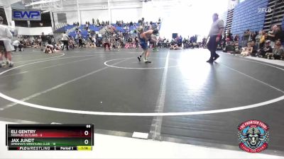 88 lbs Round 3 (4 Team) - Eli Gentry, Missouri Outlaws vs Jax Jundt, OpenMats Wrestling Club